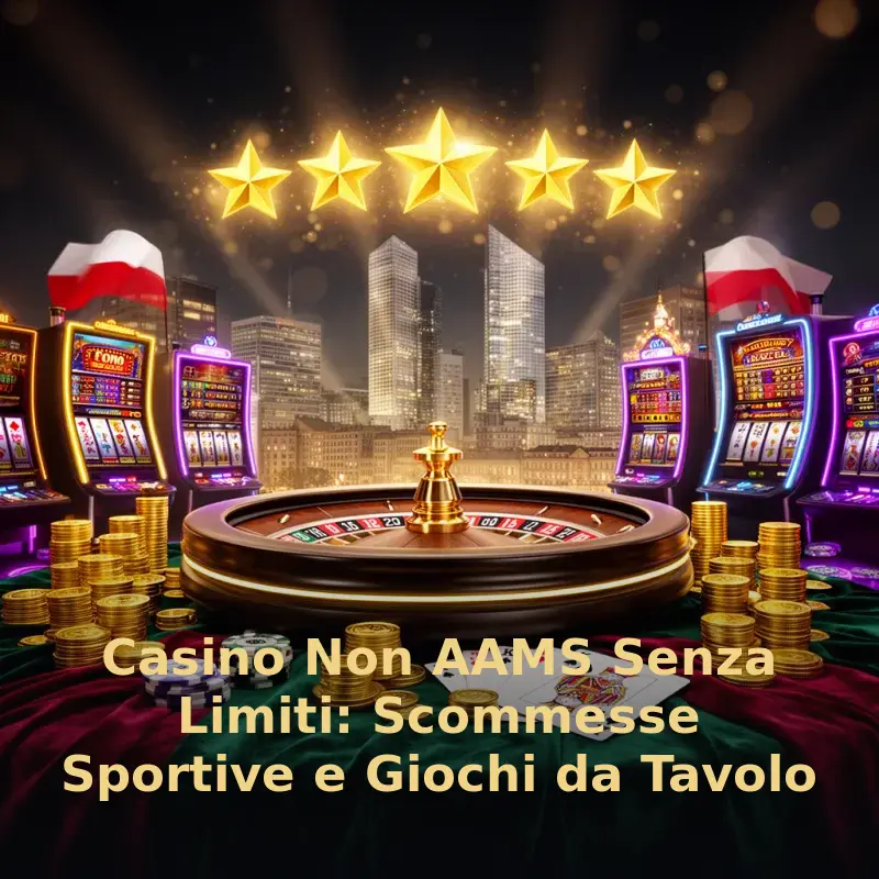 Casino Non AAMS Senza Limiti: Scommesse Sportive e Giochi da Tavolo